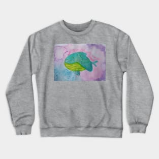 Pastel cutesy whale Crewneck Sweatshirt